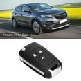 thumbnail image 1 of Carcasa para llave de coche de 3 botones carcasa para mando a distancia repuesto apto para tipo botón blanco Opel ANGGREK Otros, 1 of 8