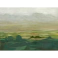 thumbnail image 2 of Harper, Ethan 14x12 Black Ornate Wood Framed with Double Matting Museum Art Print Titled - Misty Valley I, 2 of 4