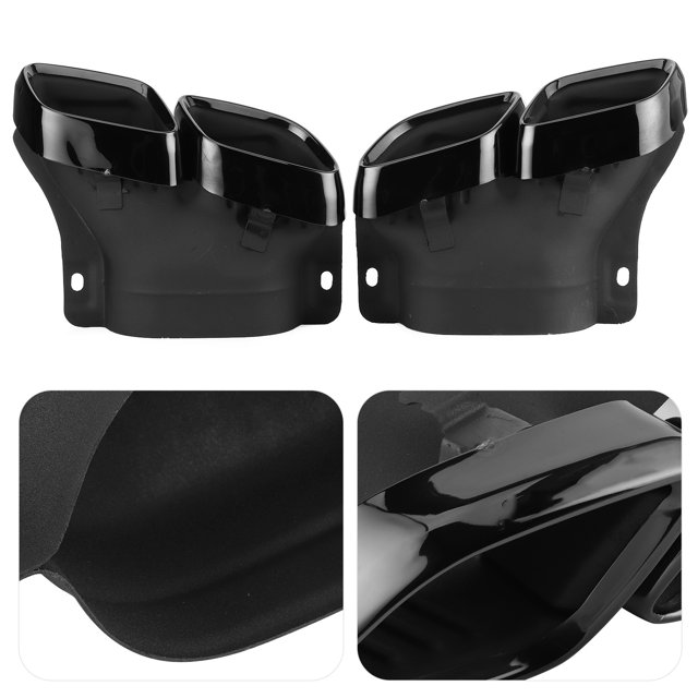 Puntas de Escape Cromadas Cuádrupples, Accesorio Mejorio para Coche para Mercedesamg C63/S W205 S205 C205 A205 Prefacelift 20152018 COPRIOLET