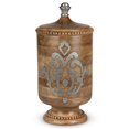 thumbnail image 1 of GG Collection 92995 Wood & Metal Inlay Large Heritage Collection Canister, 1 of 2
