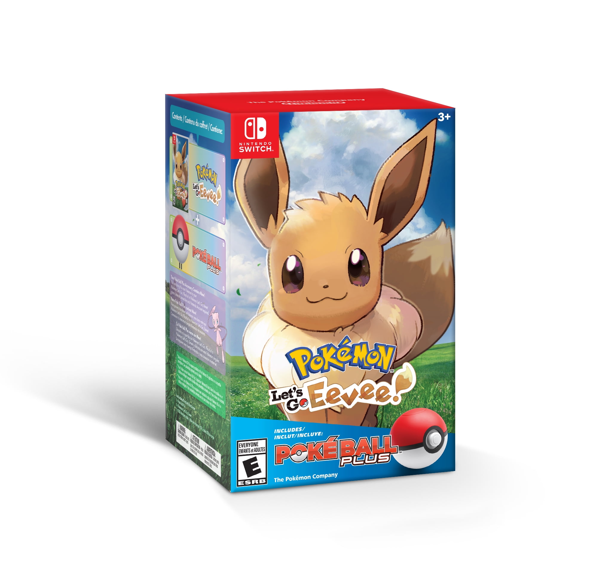 Pokemon Let S Go Eevee W Poke Ball Nintendo Nintendo Switch 045496594015 Walmart Com Walmart Com