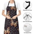 thumbnail image 6 of Pofeuu Butterfly1 Print Waterproof Apron with Pockets Adjustable Cooking Aprons Kitchen Bib for Baking Household Cleaning, 6 of 8