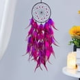 thumbnail image 4 of Dreamcatcher Under 5 ! Yrmaups Woven Dreamcatcher Wall Hanging Bohemian Dream Catcher Room Decor Spiritual Gift Home Accent Bedroom Living Room Decor Handmade Macrame Wall Art, 4 of 6
