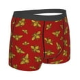 thumbnail image 3 of Bingfone Hohey Bee Golden Men's Underwear - Casual Stretch Boxer Briefs-X-Large, 3 of 9