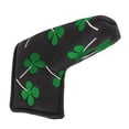thumbnail image 1 of Putter Head Cover, Thick Plush Lining Protective Embroidery Craftsmanship  Putter Cover Hook And   For Indoor Black, 1 of 8