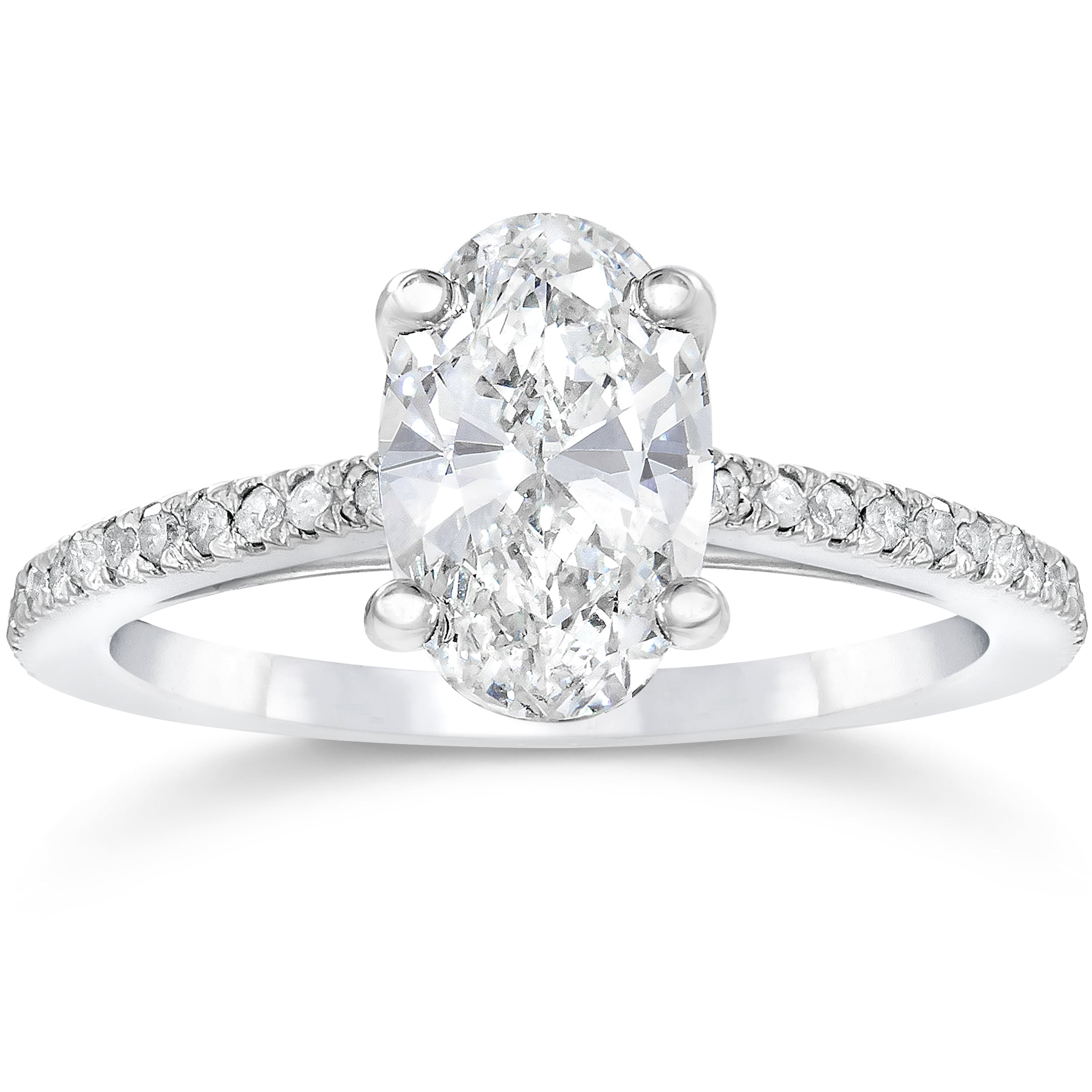 Pompeii3 1 110ct Oval Diamond Vintage Engagement Ring Solitaire