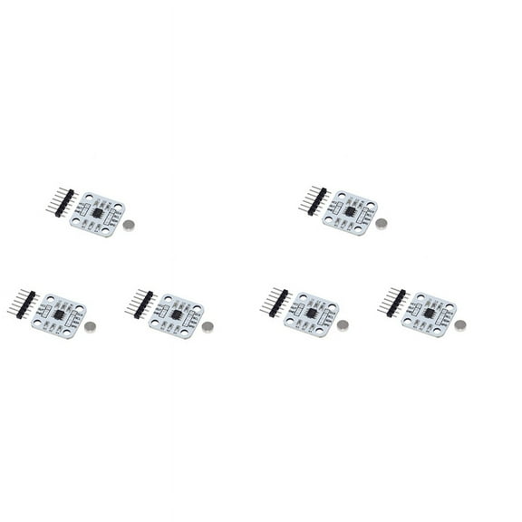 6Pcs AS5600 Encoder 12 Bit Magnetic Induction Angle Measuring Sensor Module Electronic Components