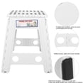 thumbnail image 4 of Rdeghly Portable Living Plastic Dots Folding Step Stool Anti-slip Foldable Adults Chair, Anti-slip Stool, Portable Stool, 4 of 8