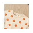 thumbnail image 5 of Genuiskids Infant Baby Girl Boy Halloween Pullover Tops Long Sleeve Round Neck Pumpkin/Ghost Print Sweatshirt, 5 of 9