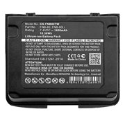 Replacement Battery for YAESU VX-5,VX-5E,VX-5R,VX-5RS,VX-6,VX-6E,VX-6R,VX-7E,VX-7R,VX-7RB,VXA-700,VXA-710,PN:FNB-58,FNB-58Li,FNB-80,FNB-80Li,7.4V/1400mAh
