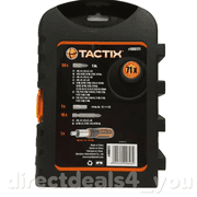 Tactix 71-Piece Bit Set Multitools 71 Piece