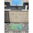 thumbnail image 3 of Polkadot Hippopotamus Watercolor Machine Washable Memory Foam Mat, 3 of 4