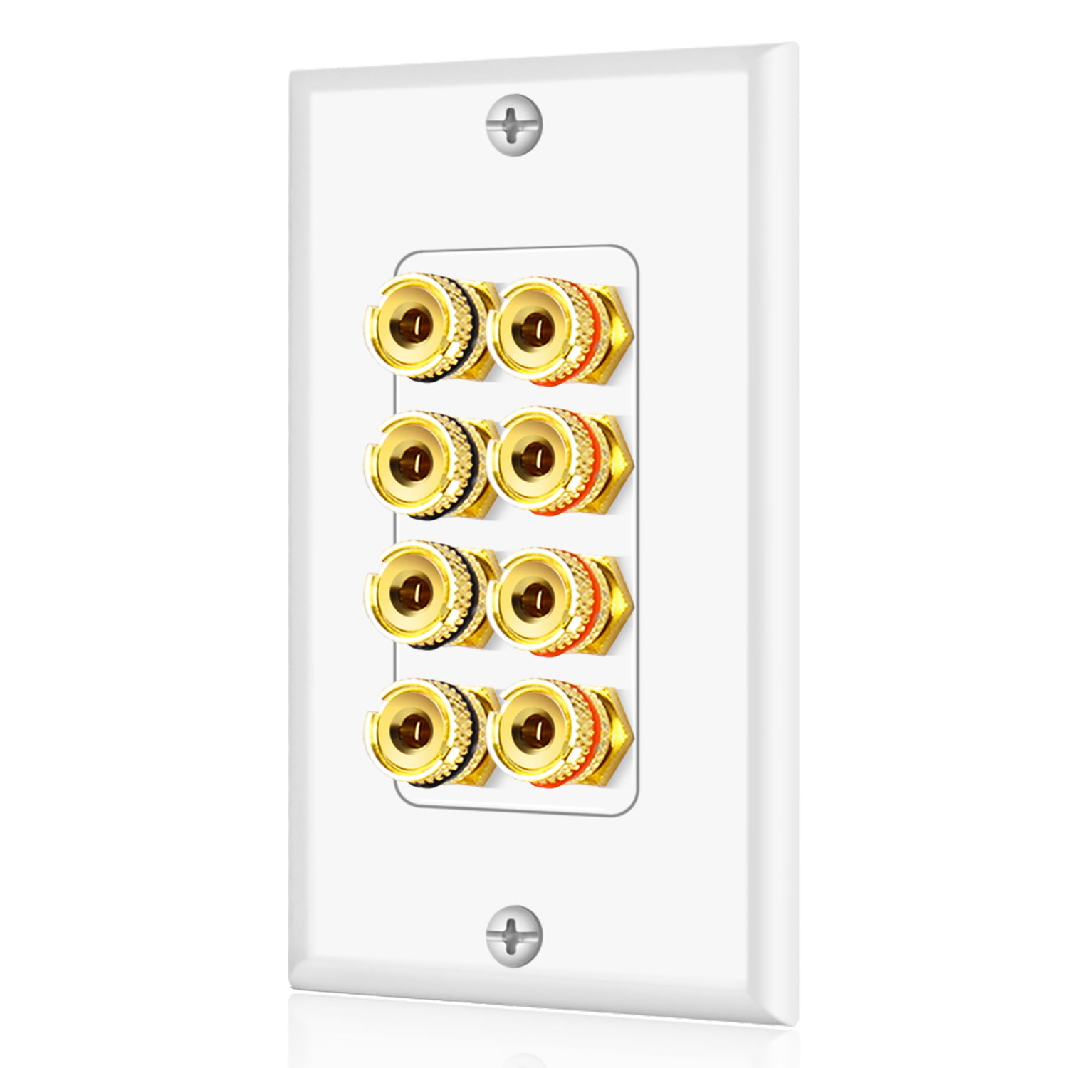 Subwoofer wall plate