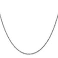 thumbnail image 2 of 14K White Gold Ropa Chain Necklace 20 inch 1.7 mm with Lobster Clasp, 2 of 4