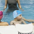 thumbnail image 4 of 2 Pcs Children's Swimming Cap Large Elastic Gorro De Natacion Para Niña Waterproof Shower Girl Boy, 4 of 6