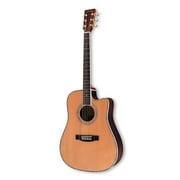 Zager Full Size ZAD80CE Solid Cedar/Rosewood Acoustic Electric with Aura Electronics - Natural Finish