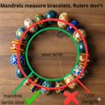 thumbnail image 4 of Mandril medidor de pulseras, tallas redondas por cuartos (gris), 4 of 6