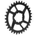 thumbnail image 1 of Direct Mount Narrow Wide Chainring, High Strength Deformation  Black Bicycle Chainring  for GXP 32T,34T,36T,38T, 1 of 8