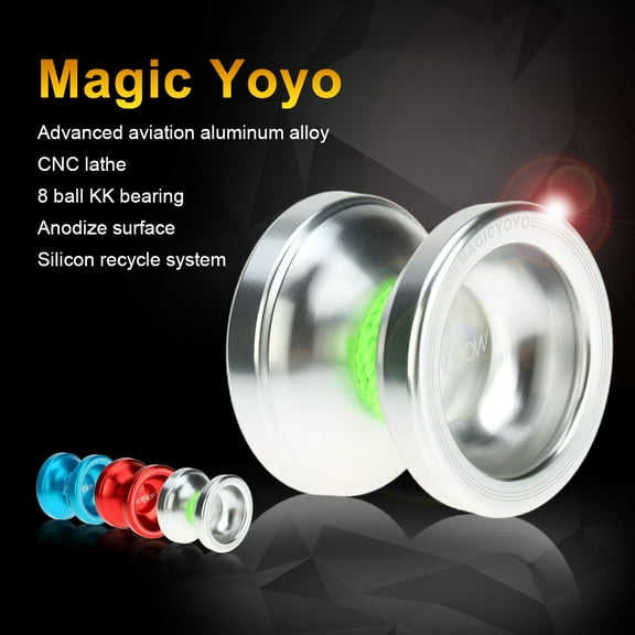 Shinysix Yoyo,8 Ball KK Alloy Metal Yoyo Silver T6 Alloy Metal Metal Yoyo 8 Yoyo Yoyo 8 Ball Professional