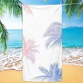 thumbnail image 1 of Xihbxyly Ofertas de 1 Dolar Toalla de Playa Estampada a La Moda, Toalla de Baño de Microfibra con Estampado de Flores de Cielo, Cojín de Playa, Chal, Toalla para El Sudor., 1 of 7