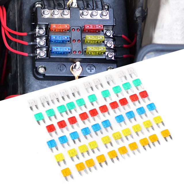 Car Fuses, Transparent Appearance Auto Fuses for Electrical Equipment for Car