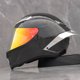 thumbnail image 3 of Casco de motocicleta con patrón de fibra de carbono, personalidad, para hombres y mujeres, cobertura total, carreras de motocicletas, ala trasera grande, capacidad 3C, 3 of 5