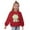 Red, variant on Odeerbi Toddler Girls Crewneck Sweatshirts Dinosaur Pullover Sweatshirts Children's Fall Winter Sweatshirt Heart Print Long Sleeve Sweater Top Black