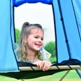 thumbnail image 4 of 10FT Kids Climbing Dome with Canopy and Playmat, Jungle Gym Geometric Dome Climber Play Center Outdoor for 3-10 Years Old, MAX 1000lbs, 4 of 7