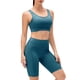 thumbnail image 1 of Conjunto de pantalones cortos con sujetador de yoga para mujer, cintura ancha acolchada, entrenamien Abanopi Traje de ocio para mujer, 1 of 7