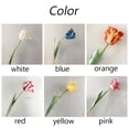 thumbnail image 3 of 1Pcs Colorful 3D Parrot Tulips Artificial Flowers Faux Tulips Real Touch Long Stem Fake Tulips Bouquet for Home Office Wedding Table Decor 26.7 ORANGE, 3 of 8