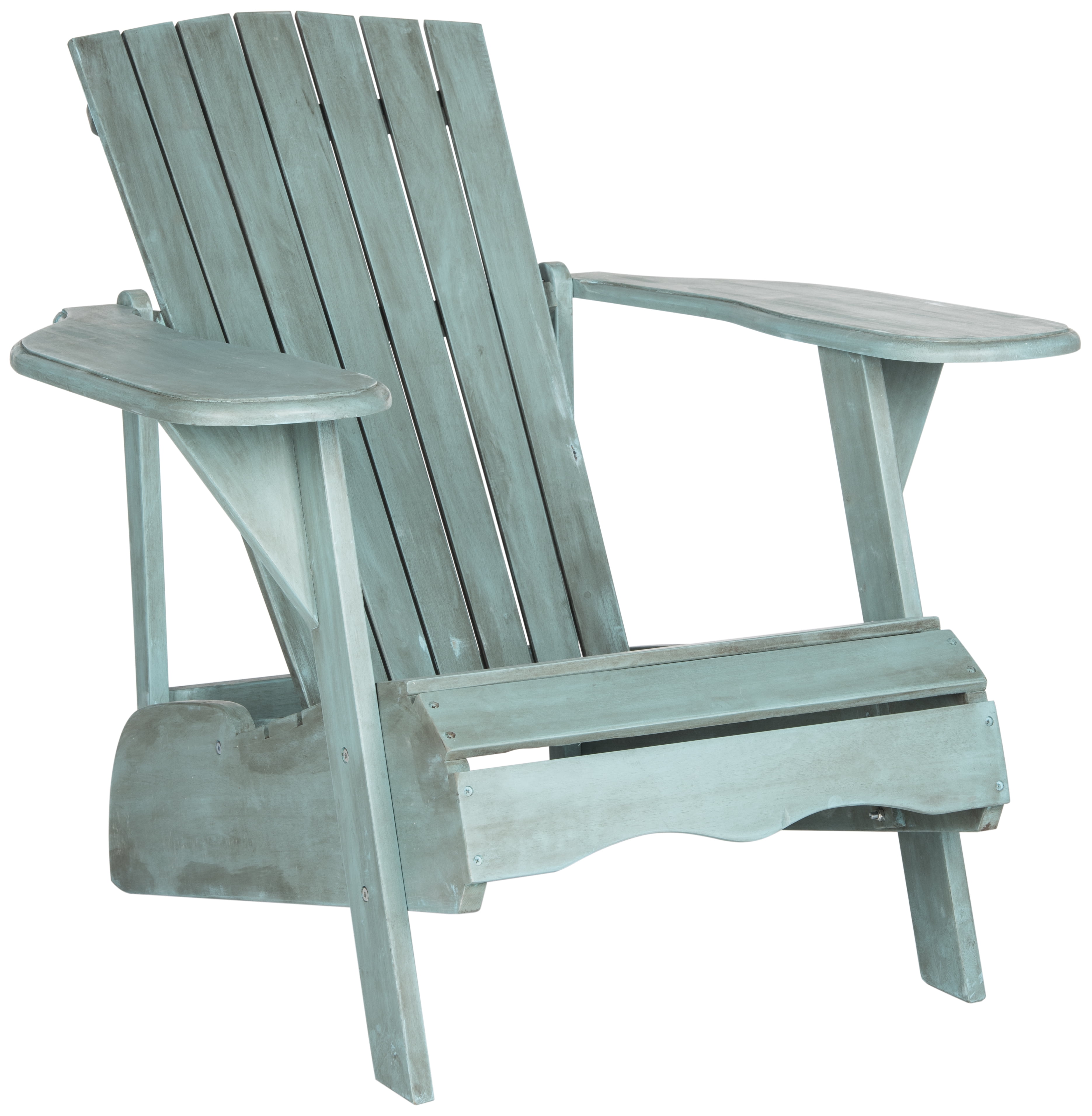 Safavieh Mopani Outdoor Patio Adirondack Chair - Beach House Blue