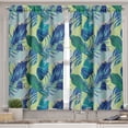 thumbnail image 2 of Ambesonne Tropical Valance & Curtain, Exotic Rainforest Jungle, 55"x45", Multicolor, 2 of 7