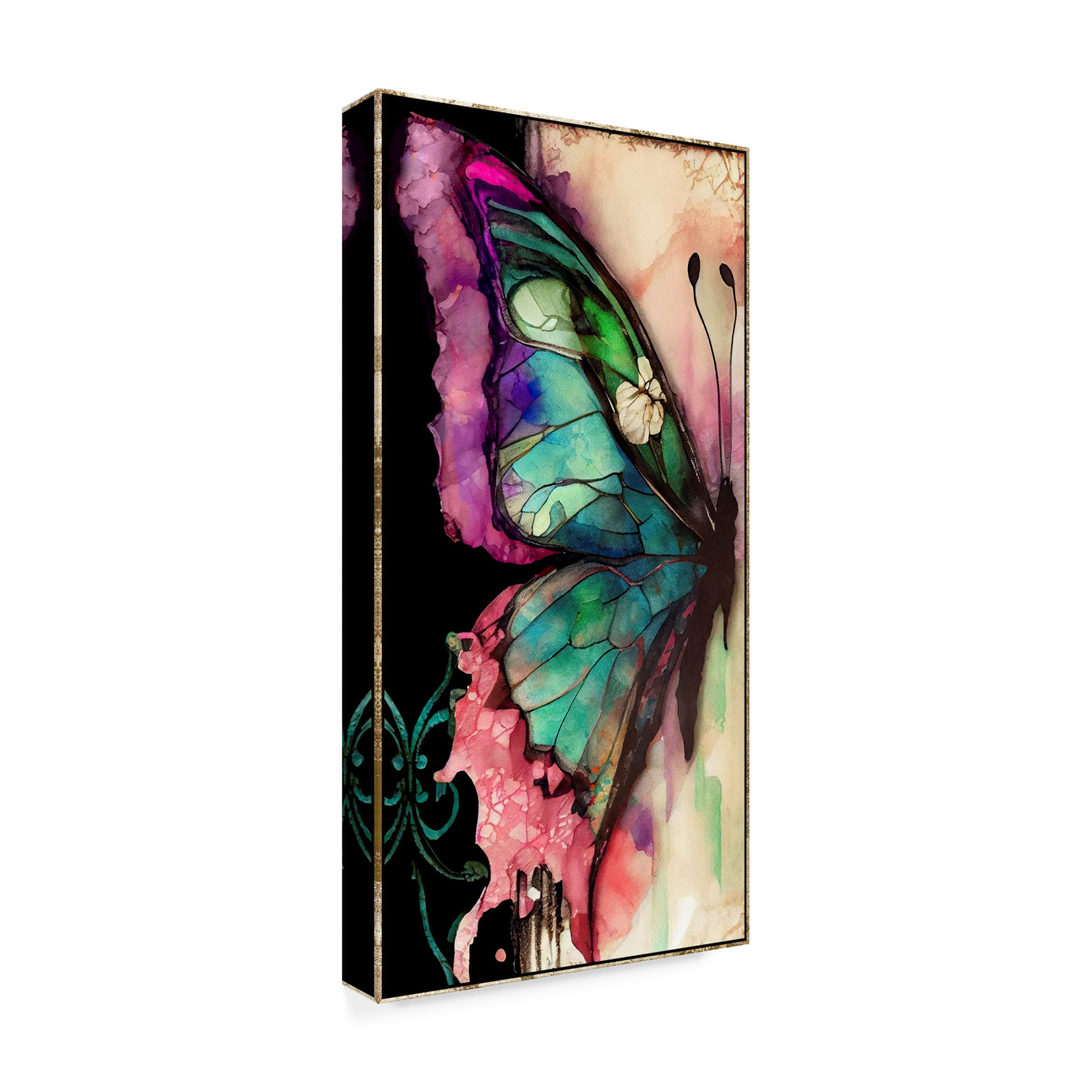 Canvas Wall Art - Sasha 'Transition II' Wall Art for Living Room, Bedroom, or Office Décor by Trademark Fine Art - 24 x 47 Inches