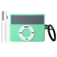 thumbnail image 1 of Funda para AirPods Pro de 2ª generación Maxjoy Classic, diseño MP3, color verde, 1 of 6