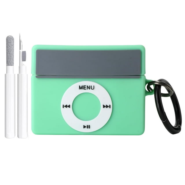 Funda para AirPods Pro de 2ª generación Maxjoy Classic, diseño MP3, color verde