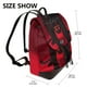 thumbnail image 2 of Balery Black Panther Red Background Mochila de Cuero para Mujeres, Gran Capacidad, Bolsa de Viaje Multifuncional, Mochila de Cuero y Bolsa de Hombro para Mujeres, 2 of 4
