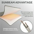 thumbnail image 5 of Sunbeam Throw Poseidon Microplush, 4 Heat Settings, 4-Hour Auto Shut-Off, Electric Heated Blanket, 50” x 60”, 5 of 11