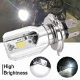 thumbnail image 1 of Super Hell Headlight Bulb LED Motorcycle 1x H4 BA20D DC 6V-14V 12W, 1 of 5