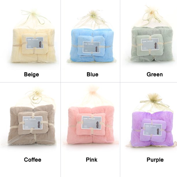 2 unids/set de toallas de baño de lana Coral, toalla de microfibra suave y cómoda, toalla facial de absorción de agua yeacher estándar