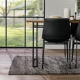 thumbnail image 4 of 60" Modern Veneer Table with Metal Legs - Walnut, 4 of 12