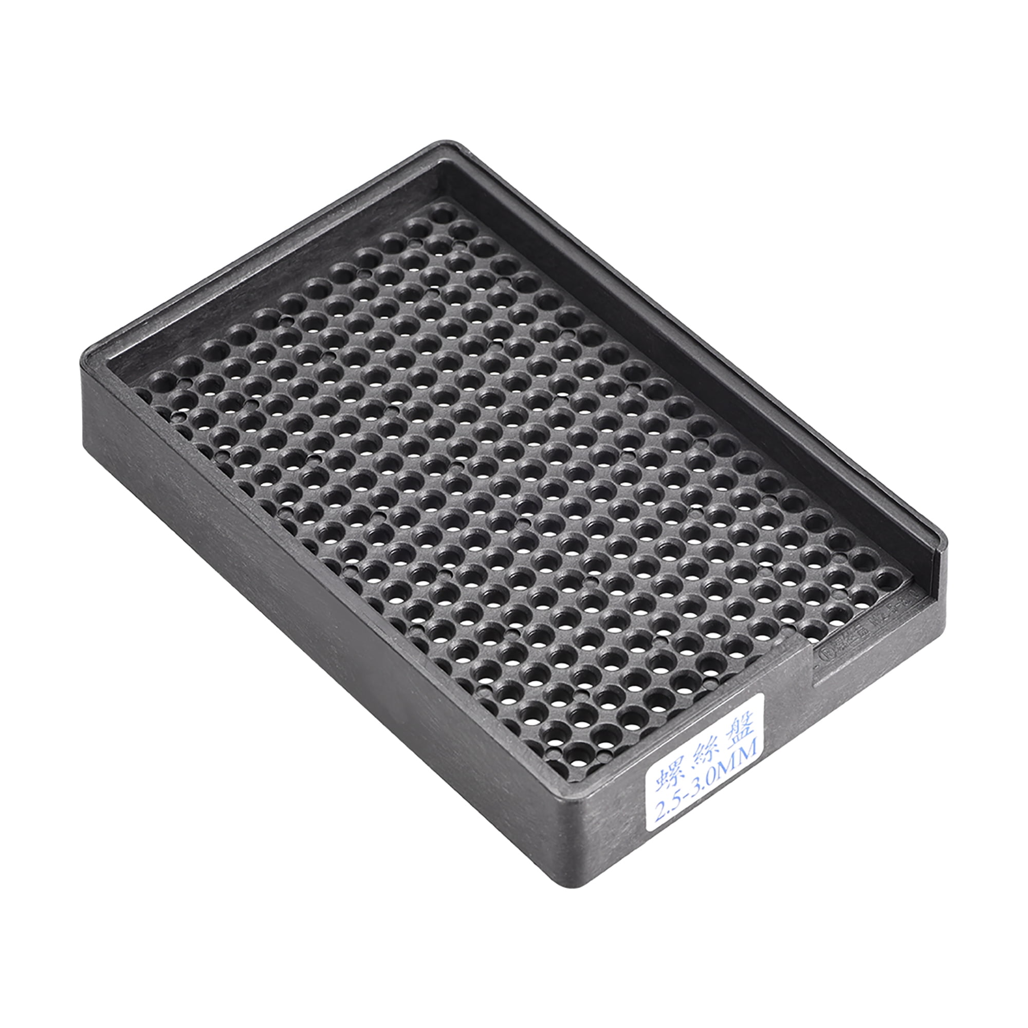 AntiStatic ESD Hard Plastic Screws Storage Tray Holder Organizer 273 Holes Fit for 2.53mm Dia