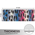 thumbnail image 5 of Kitchen Rugs Sets Of 2,Colorful and Black Of Leopard Print Anti Fatigue Kitchen Mat Rugs Non Slip Washable,Decorative Kitchen Floor Mats for Kitchen,Sink,Laundry,17"X47", 5 of 5