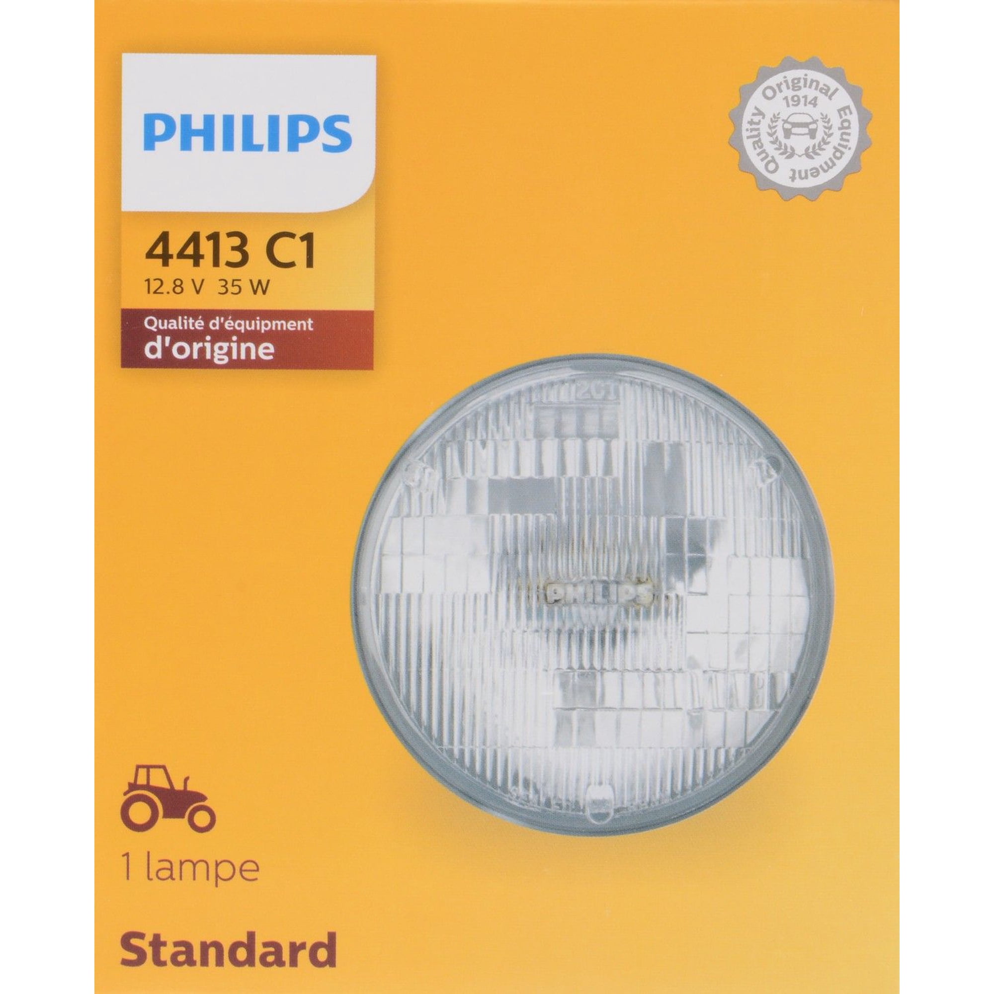 Philips Standard SeaLED Beam 4413, Screw, Glass, Always Change In Pairs!