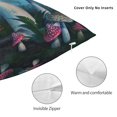 thumbnail image 3 of Pofeuu Fantasy Mushrooms Print Double-sided plush pillowcase Square Throw Pillow Covers Pillows Cover for Living Room Bedroom Sofa Couch Cushion Cover（No pillow core）-24"x24", 3 of 7