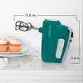BLACK+DECKER Helix Performance Premium Hand Mixer, 5Speed Mixer, Teal