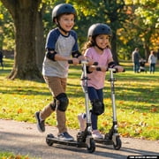 HALO Rise Above Eco-Friendly 2 Wheel Kids Scooter - Black - Ages 5+ GRS Approved Recycled Materials
