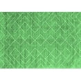 thumbnail image 1 of Ahgly Company Indoor Rectangle Abstract Emerald Green Contemporary Area Rugs, 6' x 9', 1 of 4