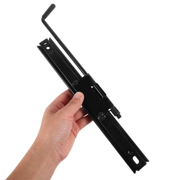 ELAYARD 2Pairs Seat Rail Sliding Track Assembly Kit for Universal Vehicle Seats Black