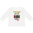 thumbnail image 3 of Inktastic Time to Get Cray Cray Crayons Humor Boys or Girls Long Sleeve Toddler T-Shirt, 3 of 5