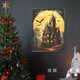 thumbnail image 3 of 5D DIY pintura de diamante redondo completo Kit de noche de Halloween decoración del hogar 30x40cm, 3 of 9